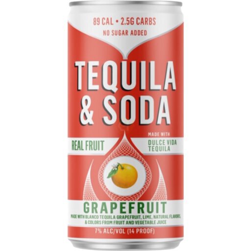 Dulce Vida Tequila & Soda Grapefruit 200ML Stella's Juice Box
