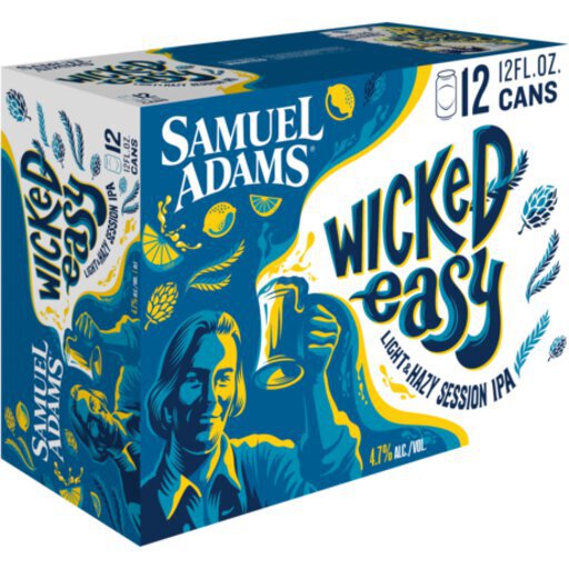 Sam Adams Wicked Easy IPA 12OZ Stew Leonard's Wines and Spirits