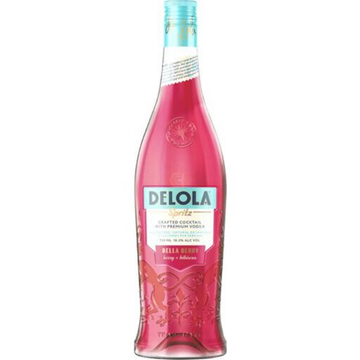 Delola Berry Hibiscus Spritz Bella Berry With Vodka Ernie's Liquors