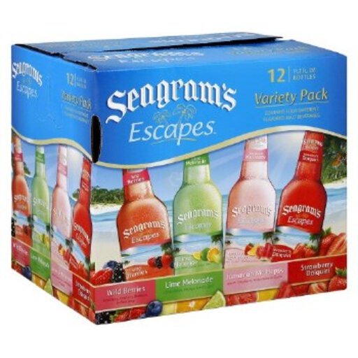 Seagrams Escapes Variety Pack Bottles 12OZ Baltimores Best Family
