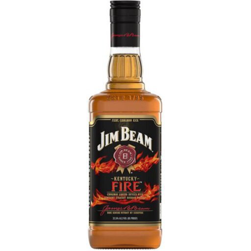 Jim Beam Kentucky Fire Bourbon Whiskey Crown Liquors