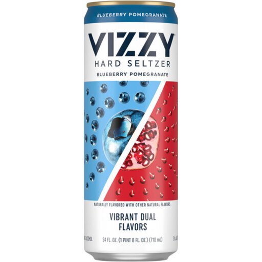 Vizzy Hard Seltzer Blueberry Pomegranate Vitamin C 24OZ Belmont