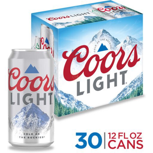 COORS LIGHT 30 PK CN 12OZ Cape Cod Package Store Fine Wine & Spirits