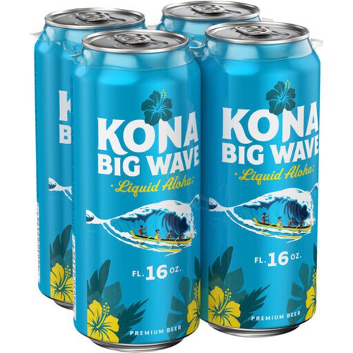 Kona Big Wave Liquid Aloha 16OZ Red Dog Wine and Spirits, Franklin