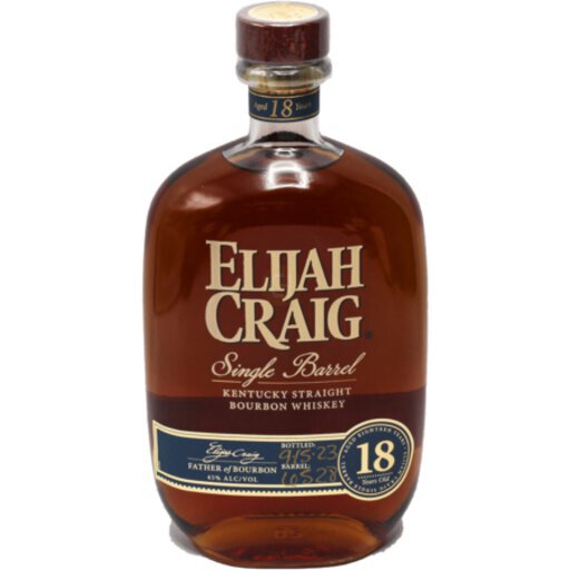 Elijah Craig 18yr Single Barrel Bourbon KING LIQUOR, Brentwood, NY